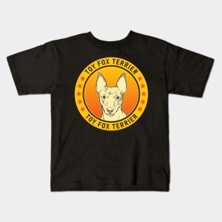 Toy Fox Terrier Dog Portrait Kids T-Shirt